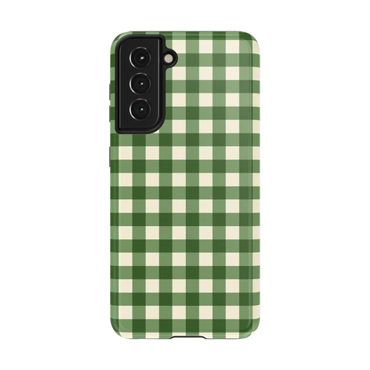 Checked Twice | Green Plaid Case